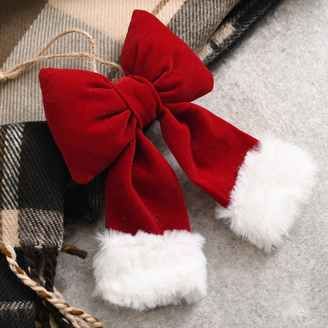 リアルスタイル REAL STYLE クリスマス 飾り ツリー オーナメント リボン 赤 壁 玄関 おもちゃ おしゃれ かわいい 北欧 冬 インテリア 雑貨 装飾 吊り下げ 家