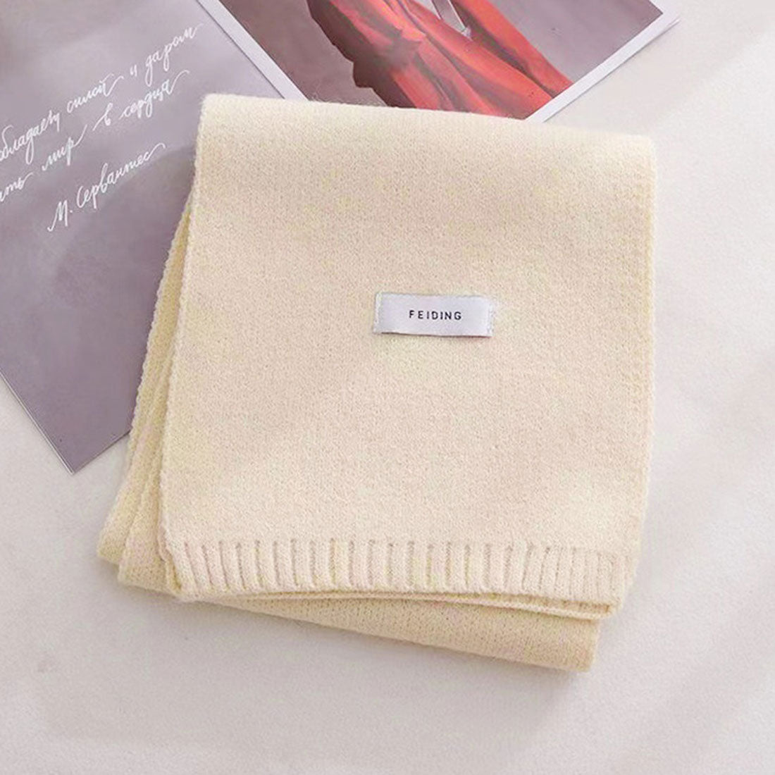 リアルスタイル REAL STYLE 圍巾 披肩 女士 男士 圍脖 毛線 小型 短款 秋冬 防寒 保暖 可愛 時尚 簡約 溫暖