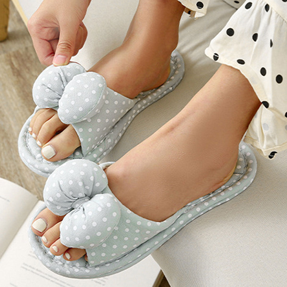 Real Style Slippers Indoor Women's Room Shoes Spring Summer Autumn Win