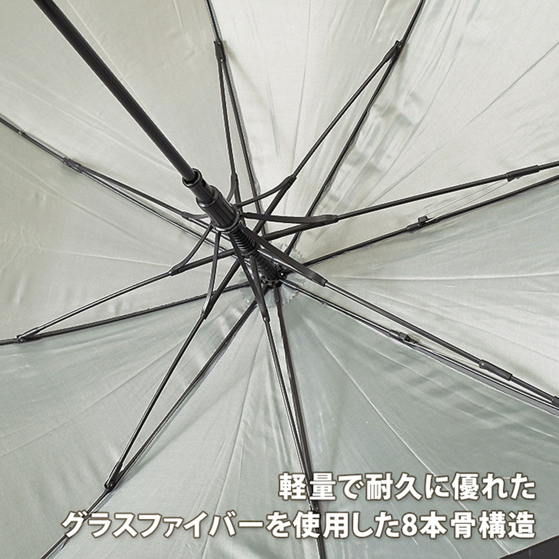 Real Style Umbrella for Men, Back Protect Jump Umbrella, Extended Back Umbrella, Long Umbrella, Rain Umbrella, 60cm, Water-Resistant, Durable, Lightweight, 8 Ribs, Commuting, Schooling, One-Touch, Rain Protection