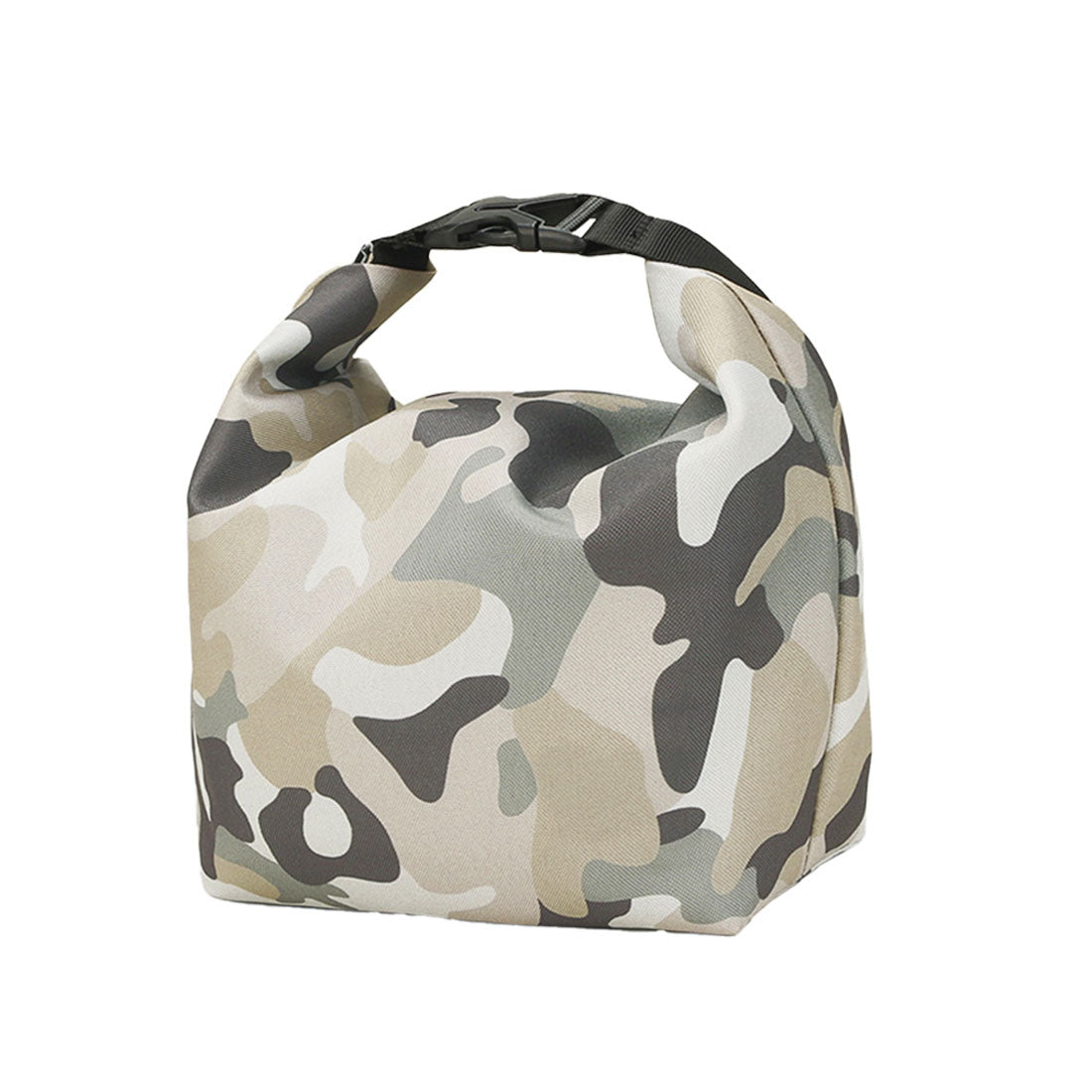 リアルスタイル REAL STYLE ランチバッグ 保冷バッグ お弁当 軽い 保冷 保温 ポーチ ミニ 小さい 子供 キッズ 大人 ママ 仕事 学校 おしゃれ 水筒 撥水 総柄 (カモ) カモ