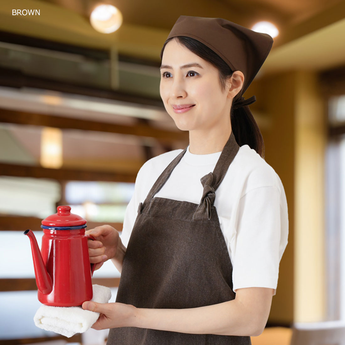 リアルスタイル REAL STYLE 三角巾 おしゃれ 子供 大人 黒 メンズ レディース バンダナ 学校 料理 キッチン エプロン 保育士 綿混 調理実習 紐 簡単 無地 (ホワイト) ホワイト