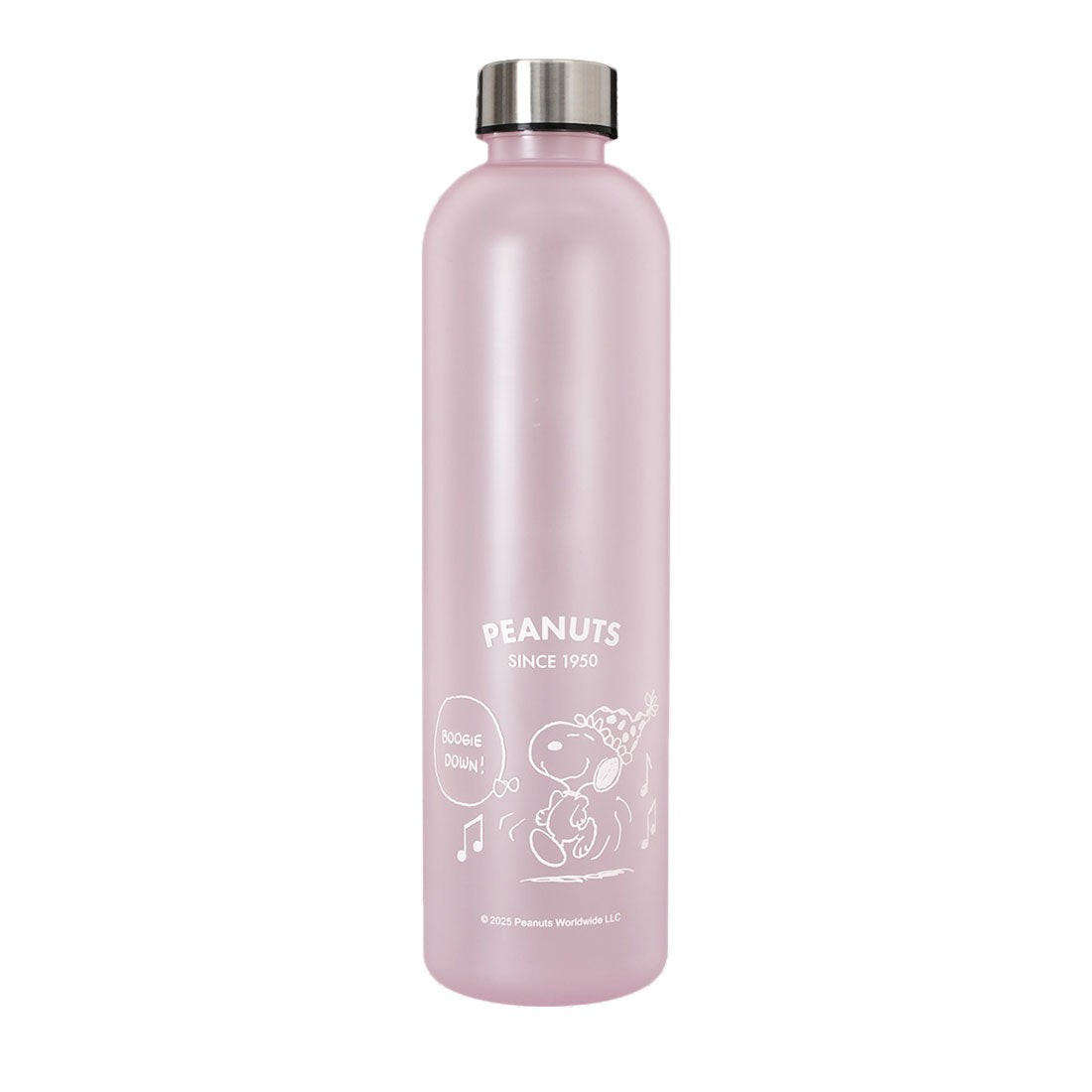 リアルスタイル REAL STYLE ウォーターボトル 1リットル 1L おしゃれ キャラクター スヌーピー snoopy 水筒 目盛り付き メモリ 直飲み 軽量 パッキン プラ【返品不可商品】 (ピンク) ピンク
