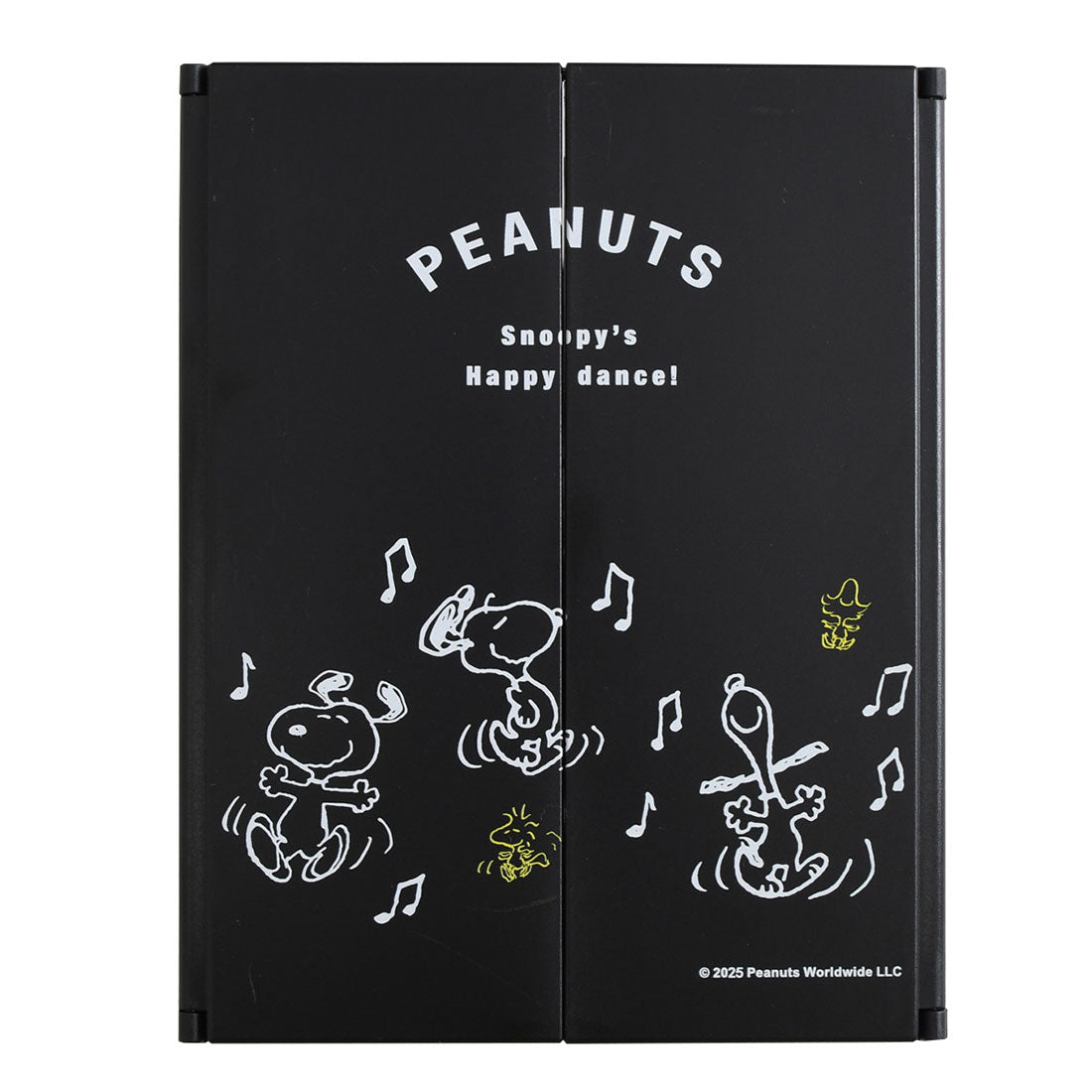 リアルスタイル REAL STYLE 三面鏡 卓上 ミラー 折りたたみ スヌーピー snoopy キャラクター グッズ 小さい 持ち歩き 携帯 スタンド 化粧 メイク 3面鏡 (ブラック) ブラック