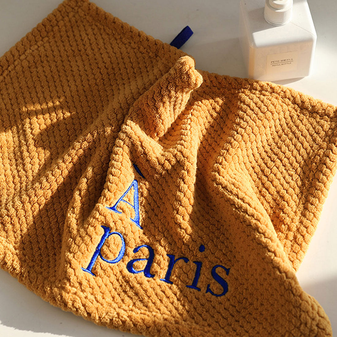 Real Style Kitchen Towel Embroidered English Logo Soft Cloth Wipe Kitchen Cloth Dish Wipe Counter Wipe Hand Towel Kitchen Dish Wipe Kitchen Soft