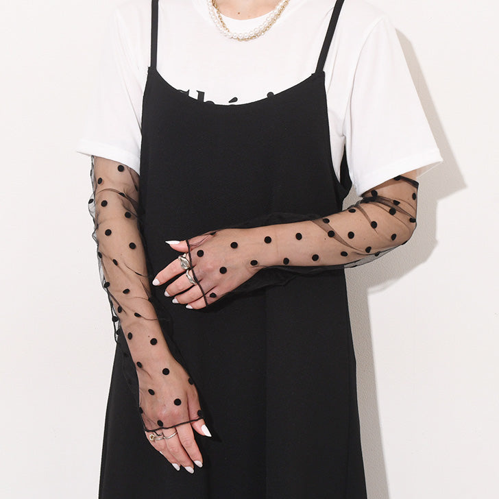 Real Style Arm Covers for Women Long Length Thin Sheer Lace See-Through Black Summer Arm Covers Cute Stylish UV Care Sun Protection Energy Saving