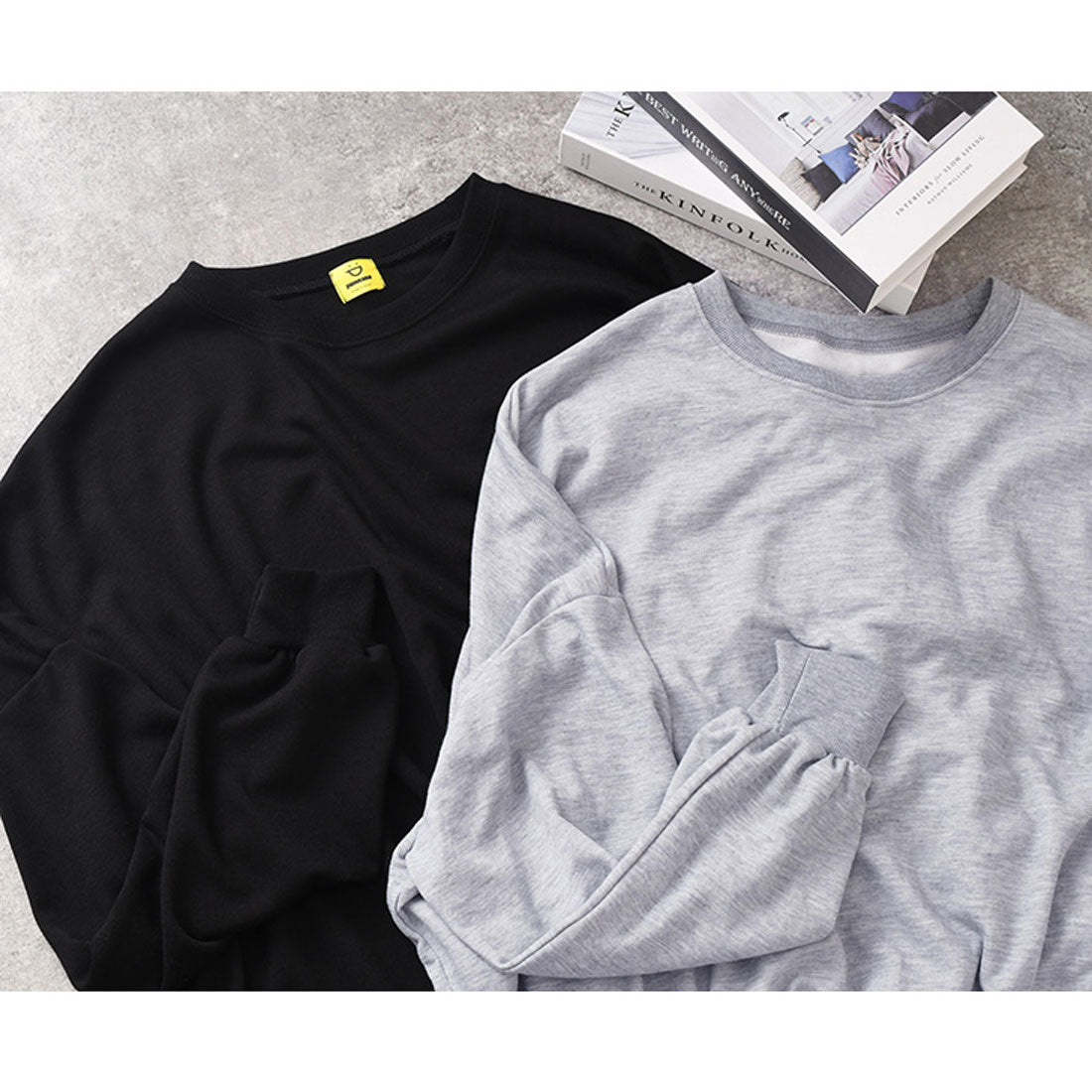 リアルスタイル REAL STYLE ワンピース レディース 春 秋 長袖 薄手 ロング丈 マキシ丈 ゆったり 大きいサイズ 体型カバー フレア カジュアル 無地 シンプル 韓国ファッション チンチャコリア