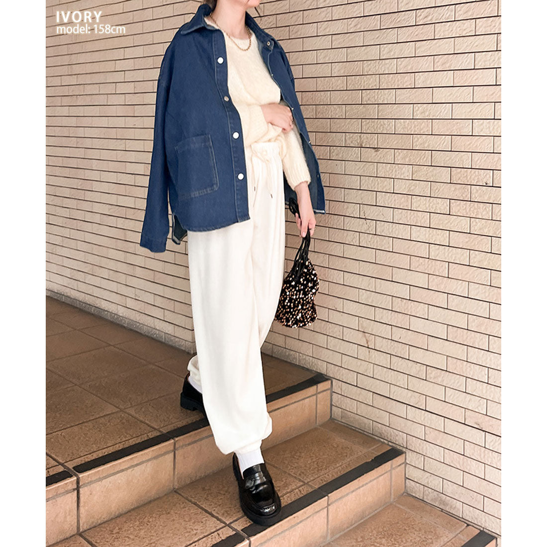 リアルスタイル REAL STYLE ジョガーパンツ レディース コーデュロイ 秋 冬 暖かい 防寒 寒さ対策 柔らかい ウエストゴム 伸縮性 かわいい 通勤 通学 部屋着 楽ちん