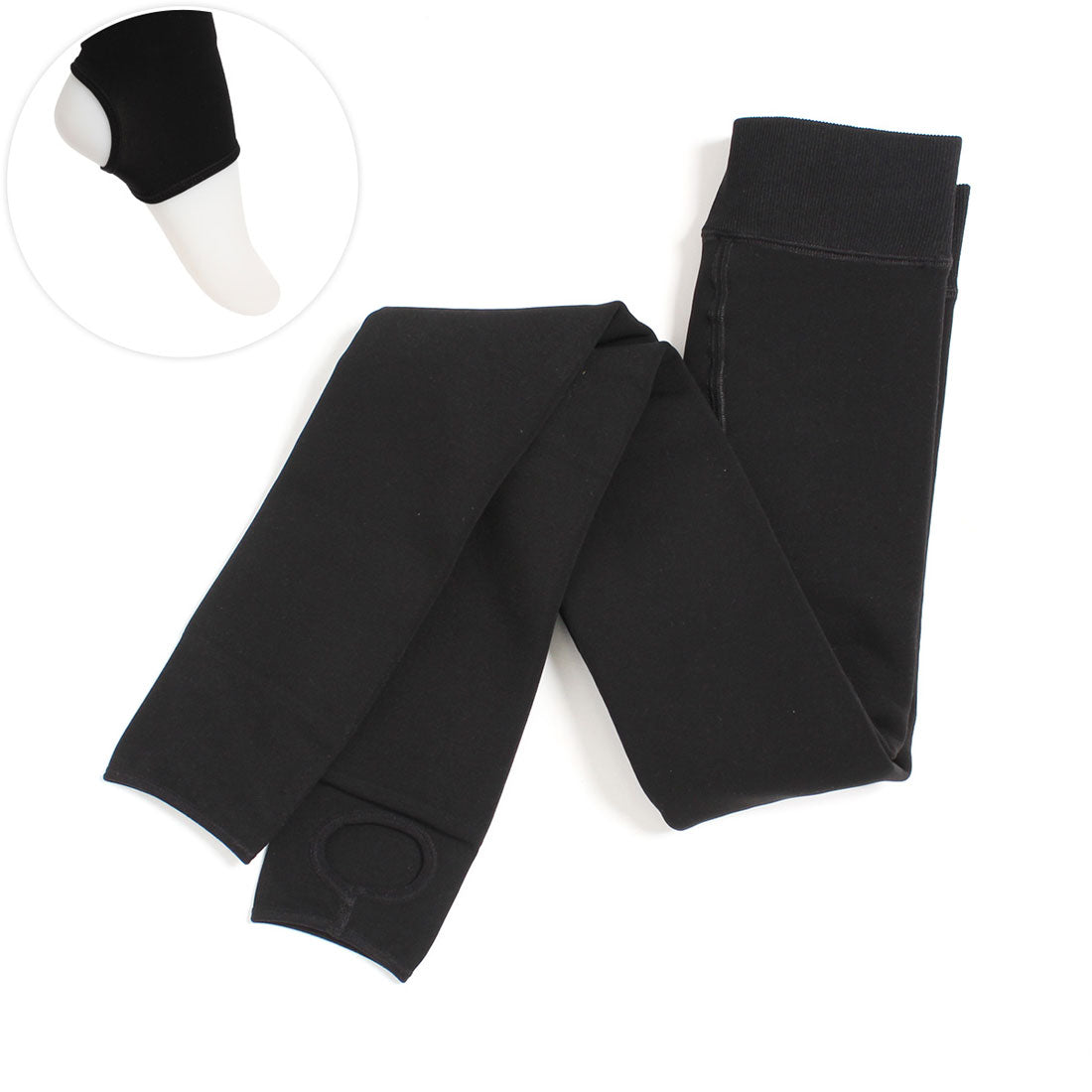 Real Style Fake Tights Skin Color Fleece Lined beige black Women's Tights Stockings Leggings 300 Denier Winter Thick Warm Cold-Resistant Underwear Water-Repellent