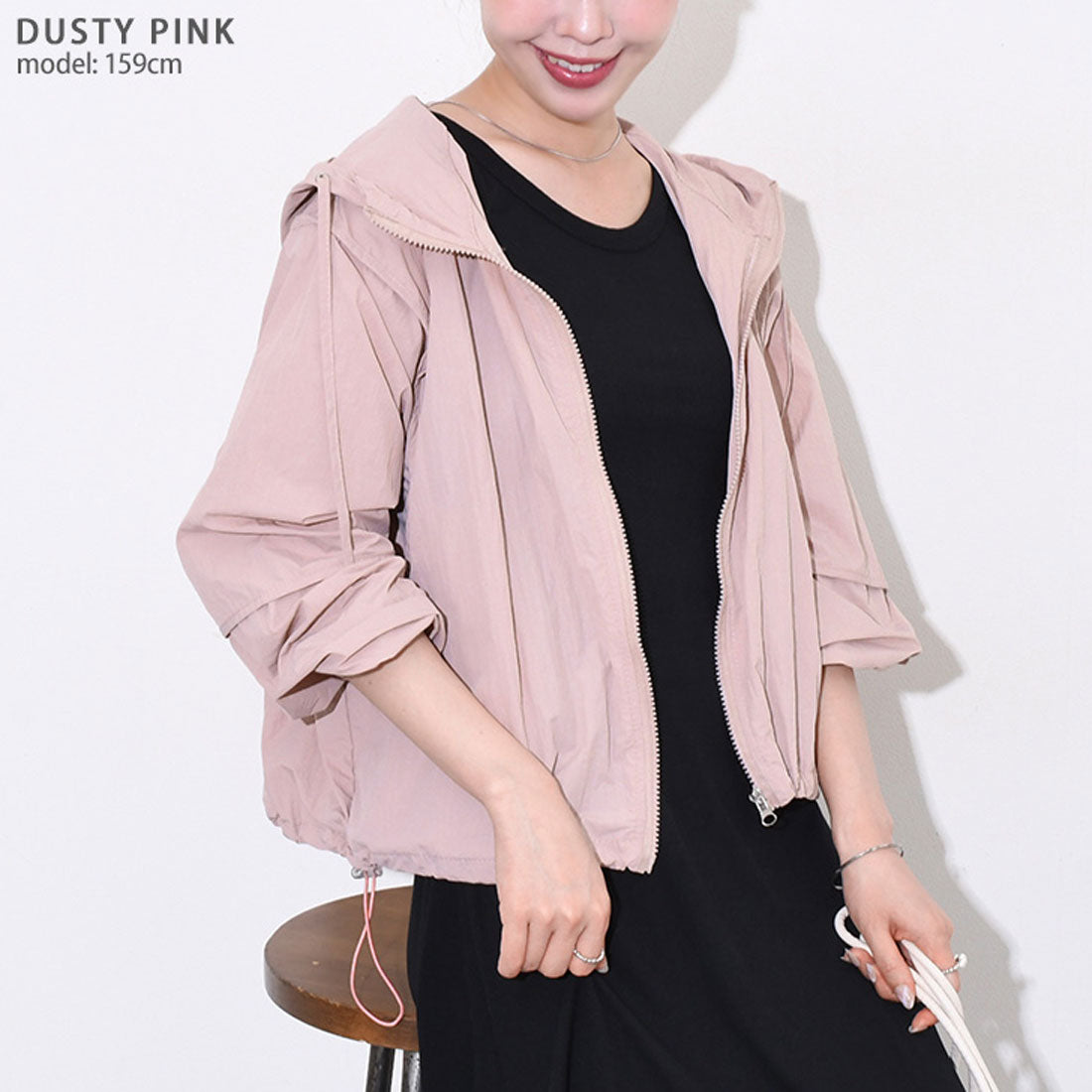 リアルスタイル REAL STYLE ブルゾン レディース 薄手 夏 春 アウター パーカー ジャンパー UVケア 日焼け 撥水 長袖 ジップ ゆったり 羽織り 上着 運動 (オフホワイト) オフホワイト