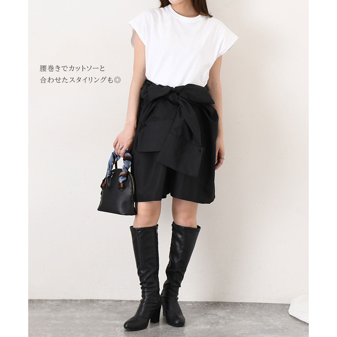 リアルスタイル REAL STYLE オールインワン レディース 長袖 秋 ショート ミニ ロンパース シャツ ショートパンツ ズボン ゆったり 胸ポケット きれいめ カジュアル (ブラック) ブラック