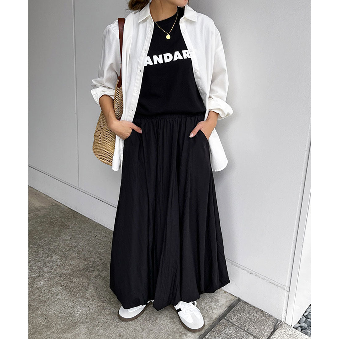 リアルスタイル REAL STYLE Tシャツ レディース 半袖 フレンチスリーブ タンクトップ 綿100% コットン ゆったり ショート丈 ロゴT カットソー トップス 薄手 韓国ファッション チンチャコリア (ホワイト) ホワイト