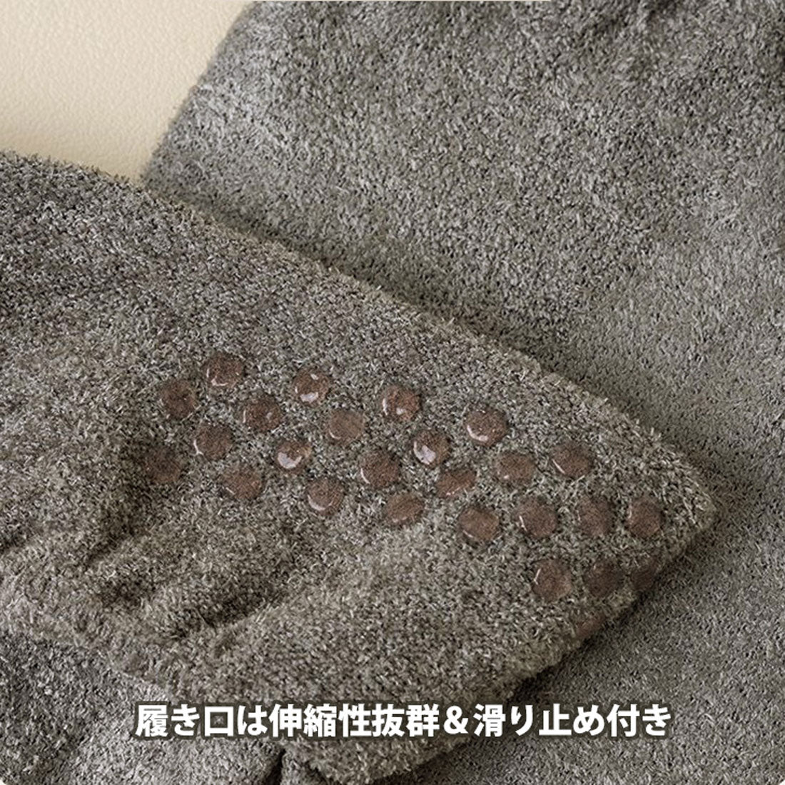 リアルスタイル REAL STYLE 靴下 ソックス レディース ニーハイ 黒 綿混 ルーズソックス レッグウォーマー 膝 防寒 冬 暖かい あったか くしゅくしゅ おしゃれ (ブラック) ブラック