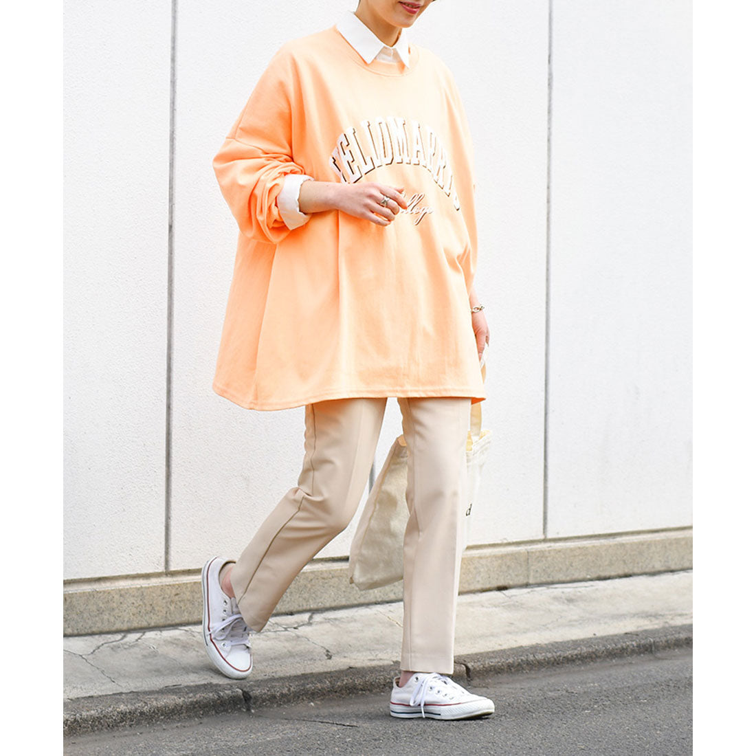 Real Style Slacks Women's Pants Tapered Trousers Bottoms Neat Elegant Office Commuting Work Short Height Tall Height Plain Thin Spring Summer Korean Fashion Chinchakoria