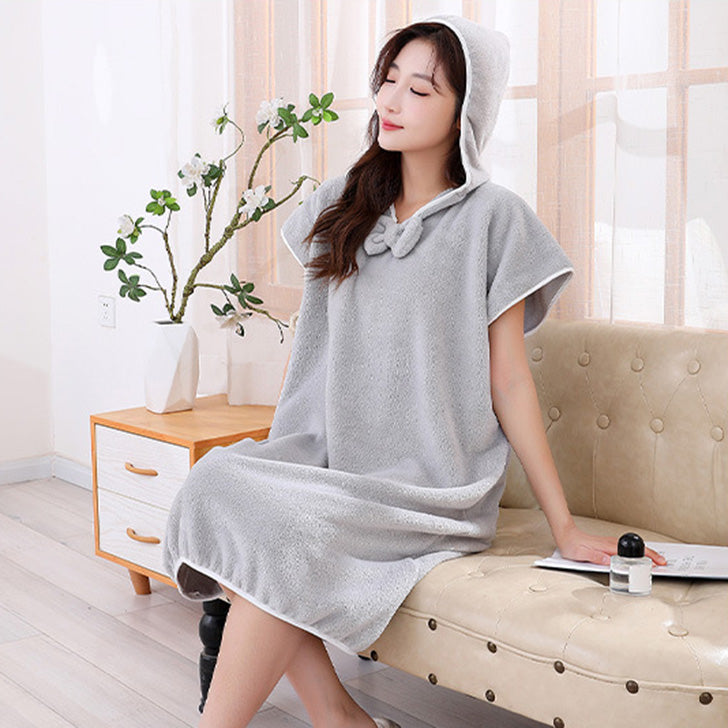 リアルスタイル REAL STYLE バスローブ ラップタオル ポンチョ レディース 着るバスタオル 大判 ワンピース ルームウェア 大人用 おしゃれ 夏 着る お風呂上り スパ 湯上りワンピース