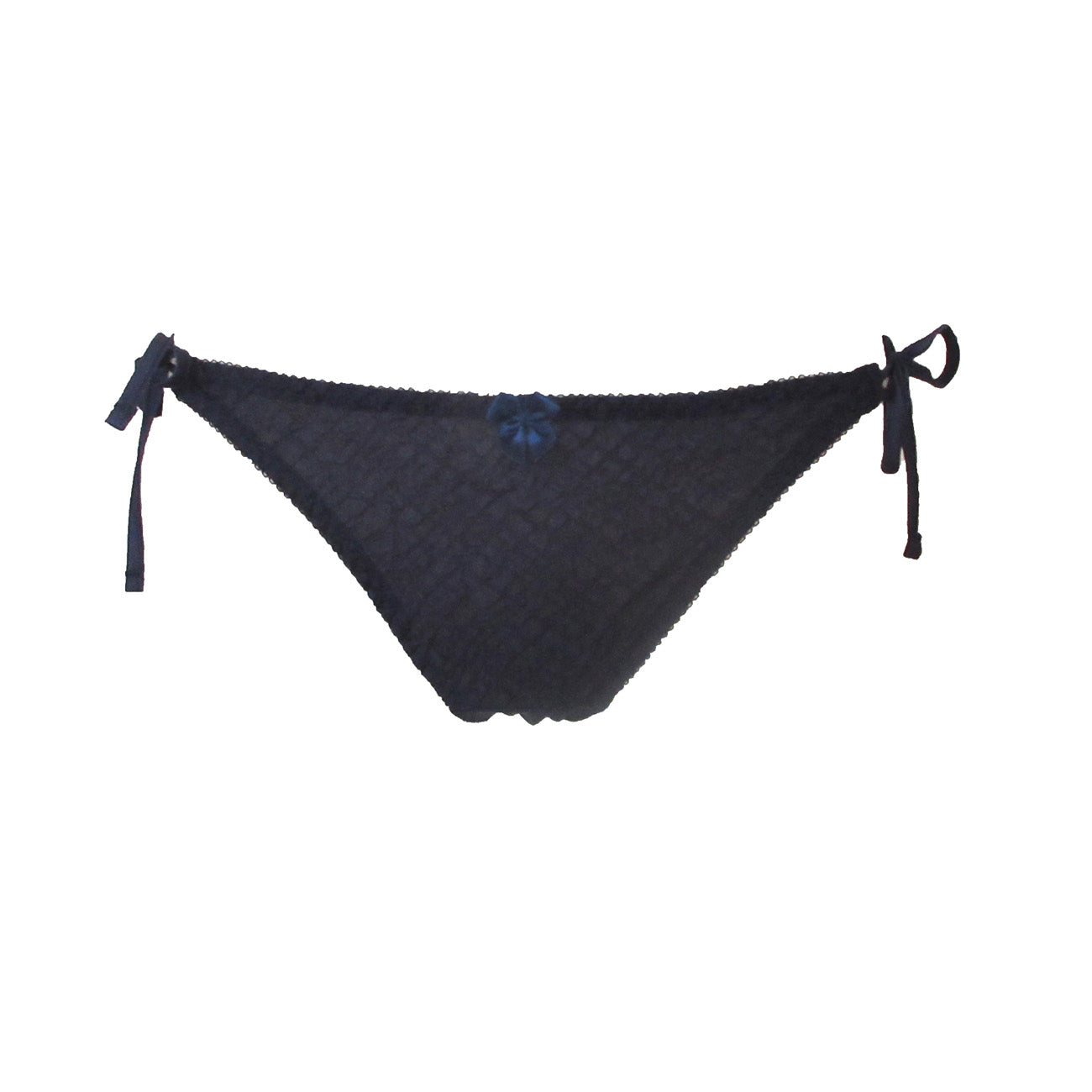 レンヴィ REN-VI ジョーゼット&トリコット脇ひもむすびショーツ 【返品不可商品】 (紺) 紺