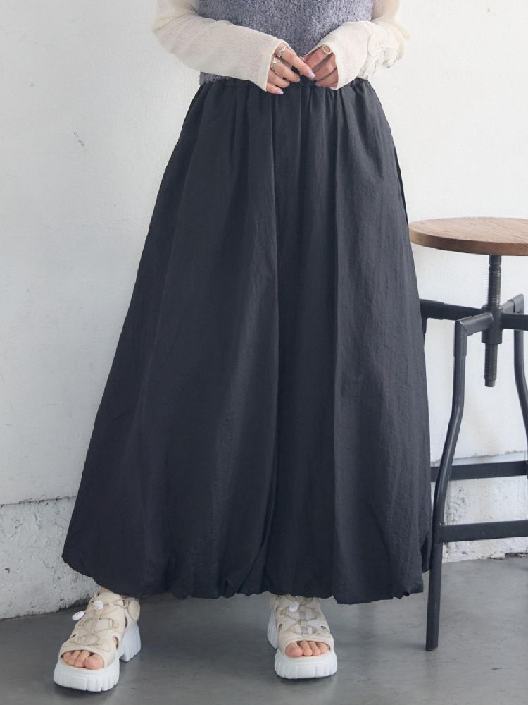 レトロガール RETRO GIRL バルーンナイロンSK (BLK1) BLK1