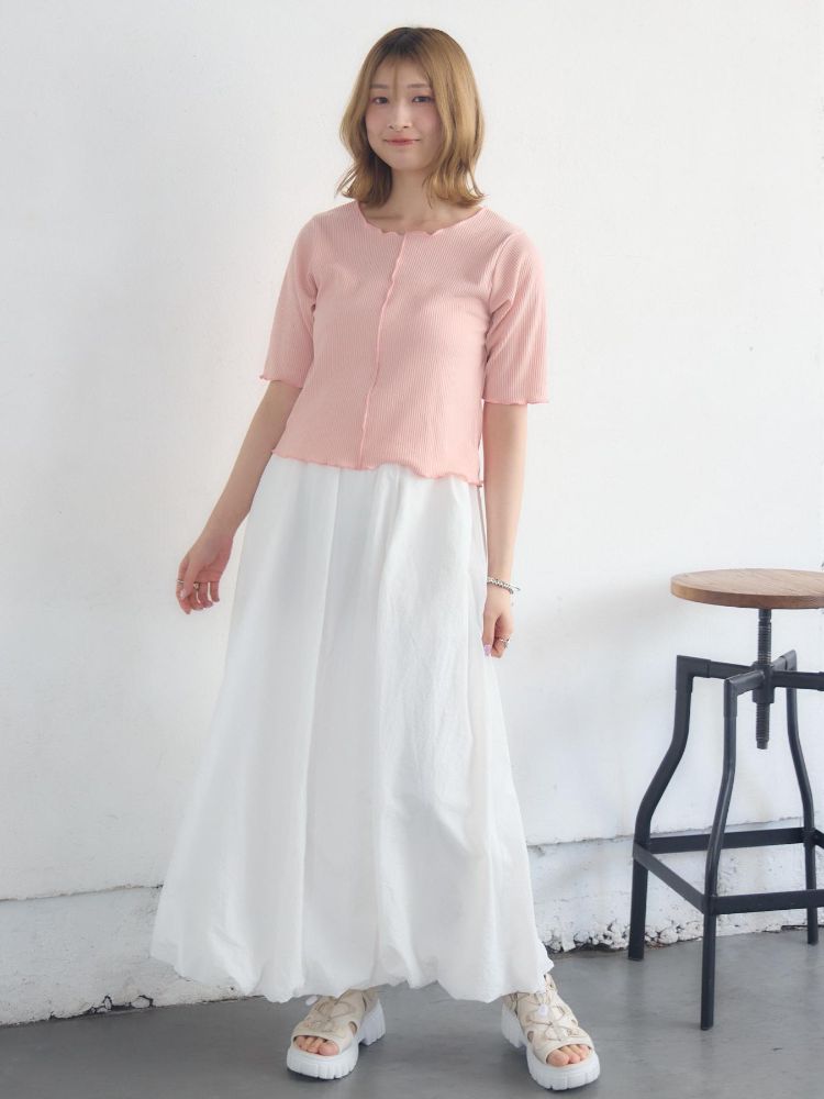 レトロガール RETRO GIRL バルーンナイロンSK (BLK1) BLK1