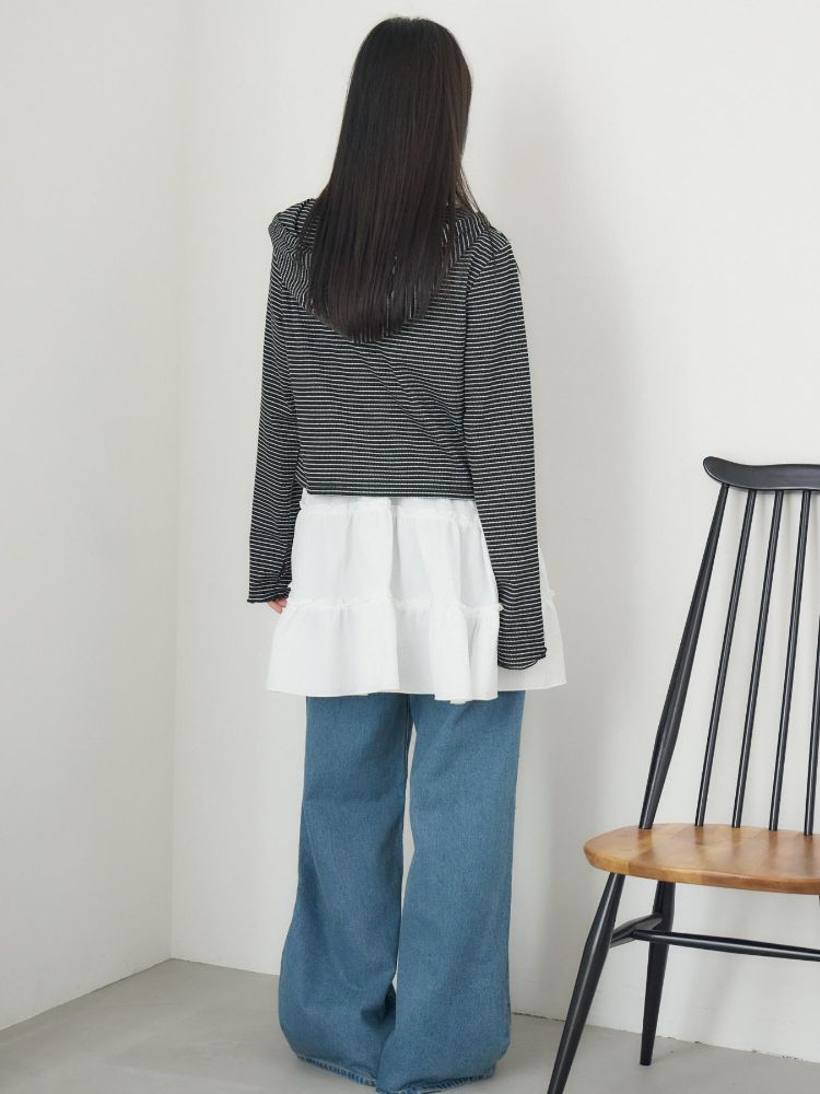 レトロガール RETRO GIRL フード付CTカーデ (WHT4) WHT4