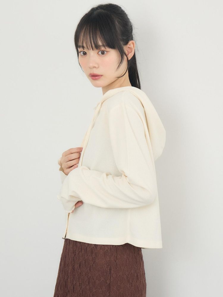 レトロガール RETRO GIRL フード付CTカーデ (WHT4) WHT4