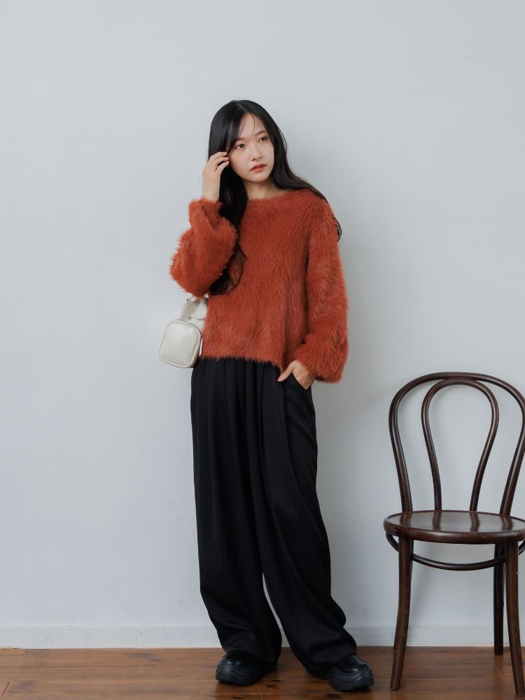 レトロガール RETRO GIRL シャギーニットPO (WHT4) WHT4