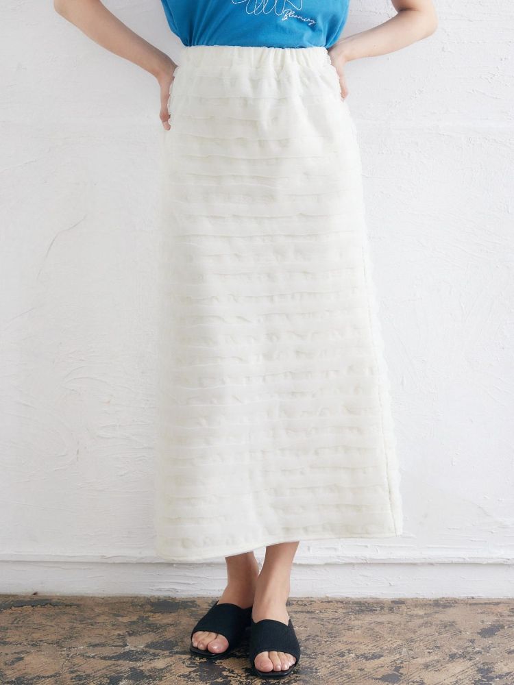 レトロガール RETRO GIRL 立体チュールナローSK (WHT4) WHT4
