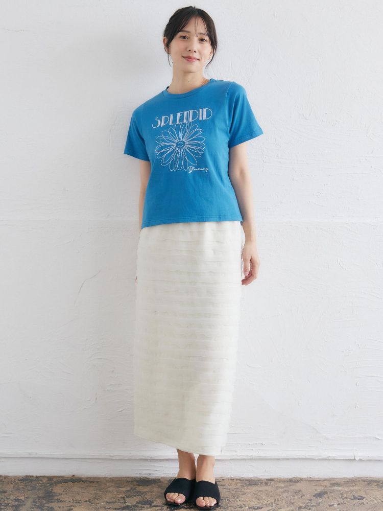 レトロガール RETRO GIRL 立体チュールナローSK (WHT4) WHT4