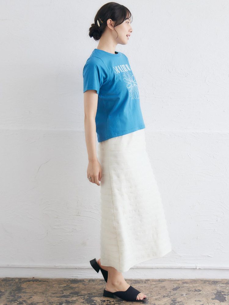 レトロガール RETRO GIRL 立体チュールナローSK (WHT4) WHT4