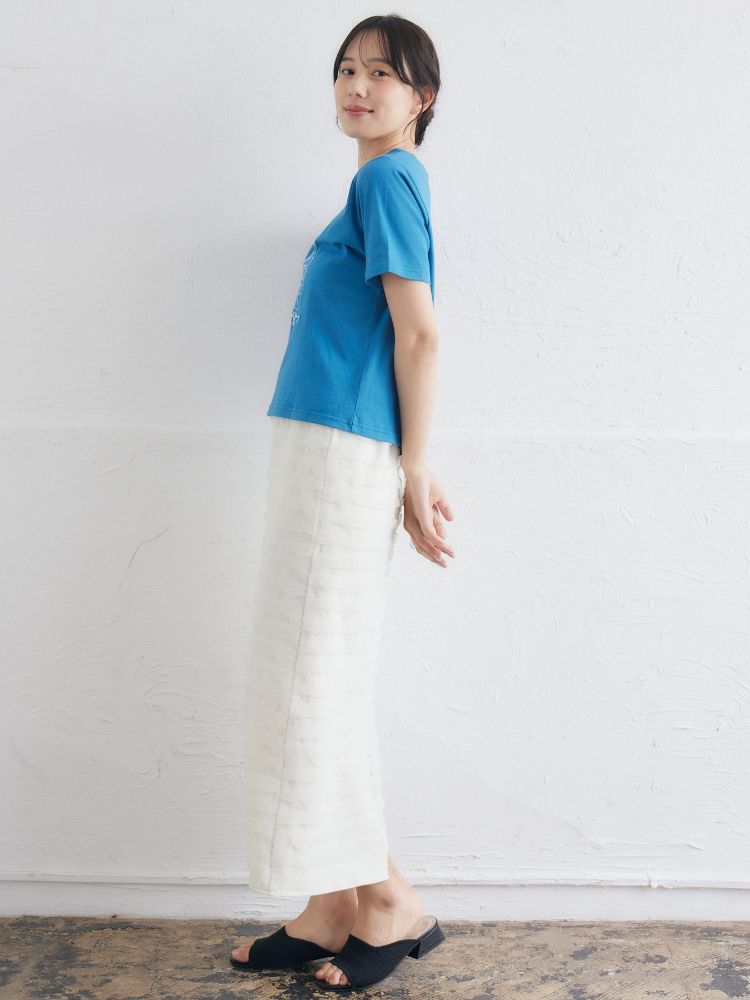レトロガール RETRO GIRL 立体チュールナローSK (WHT4) WHT4