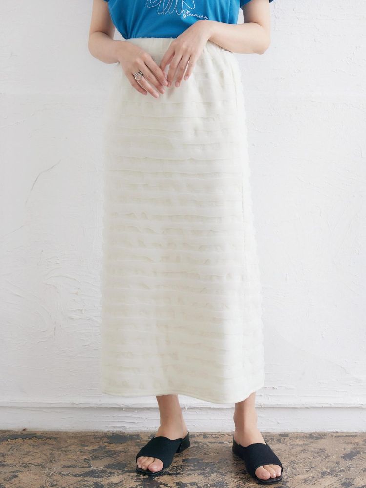 レトロガール RETRO GIRL 立体チュールナローSK (WHT4) WHT4