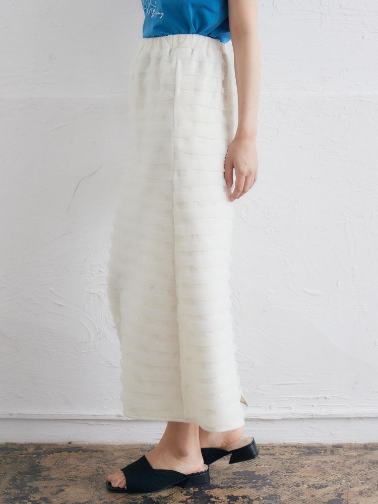 レトロガール RETRO GIRL 立体チュールナローSK (WHT4) WHT4