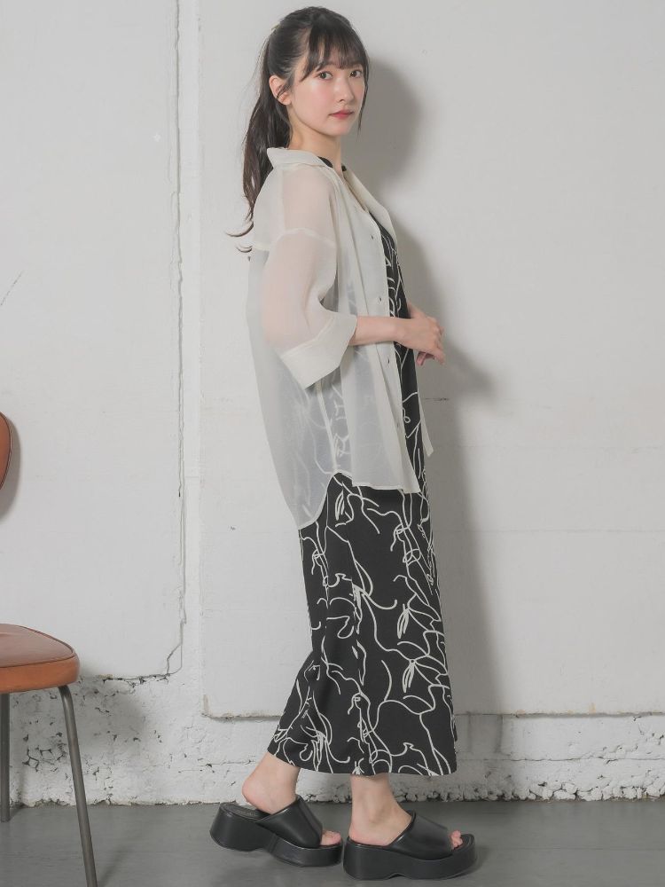 レトロガール RETRO GIRL 開襟SH (BEG0) BEG0