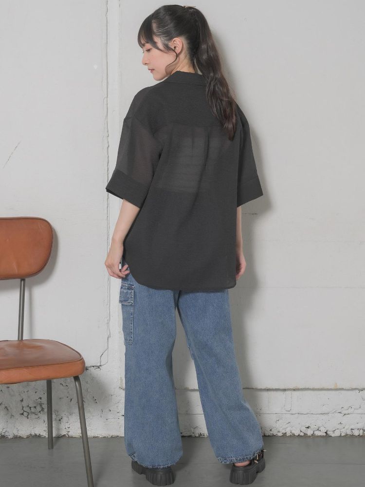 レトロガール RETRO GIRL 開襟SH (BEG0) BEG0