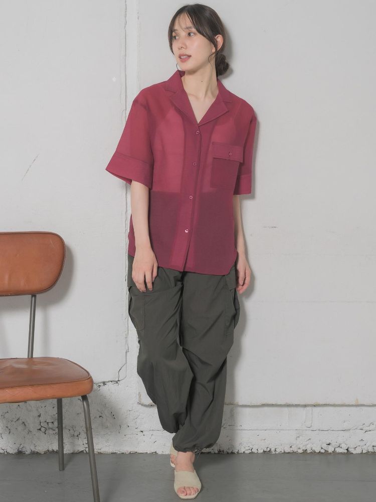 レトロガール RETRO GIRL 開襟SH (BEG0) BEG0