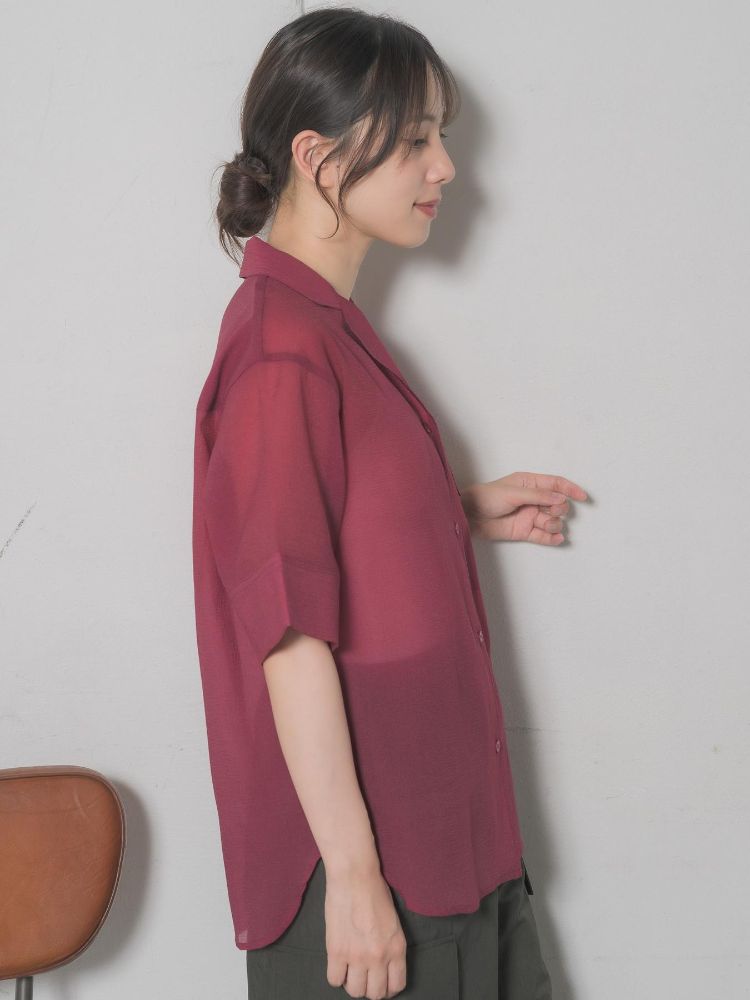 レトロガール RETRO GIRL 開襟SH (BEG0) BEG0