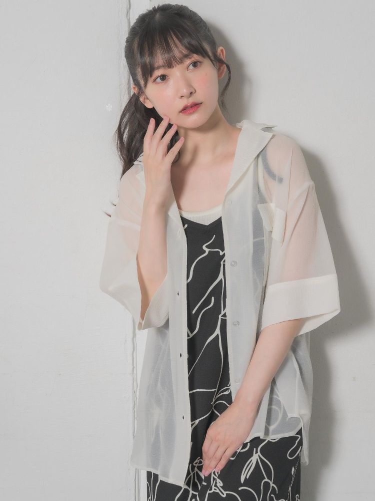 レトロガール RETRO GIRL 開襟SH (WHT2) WHT2