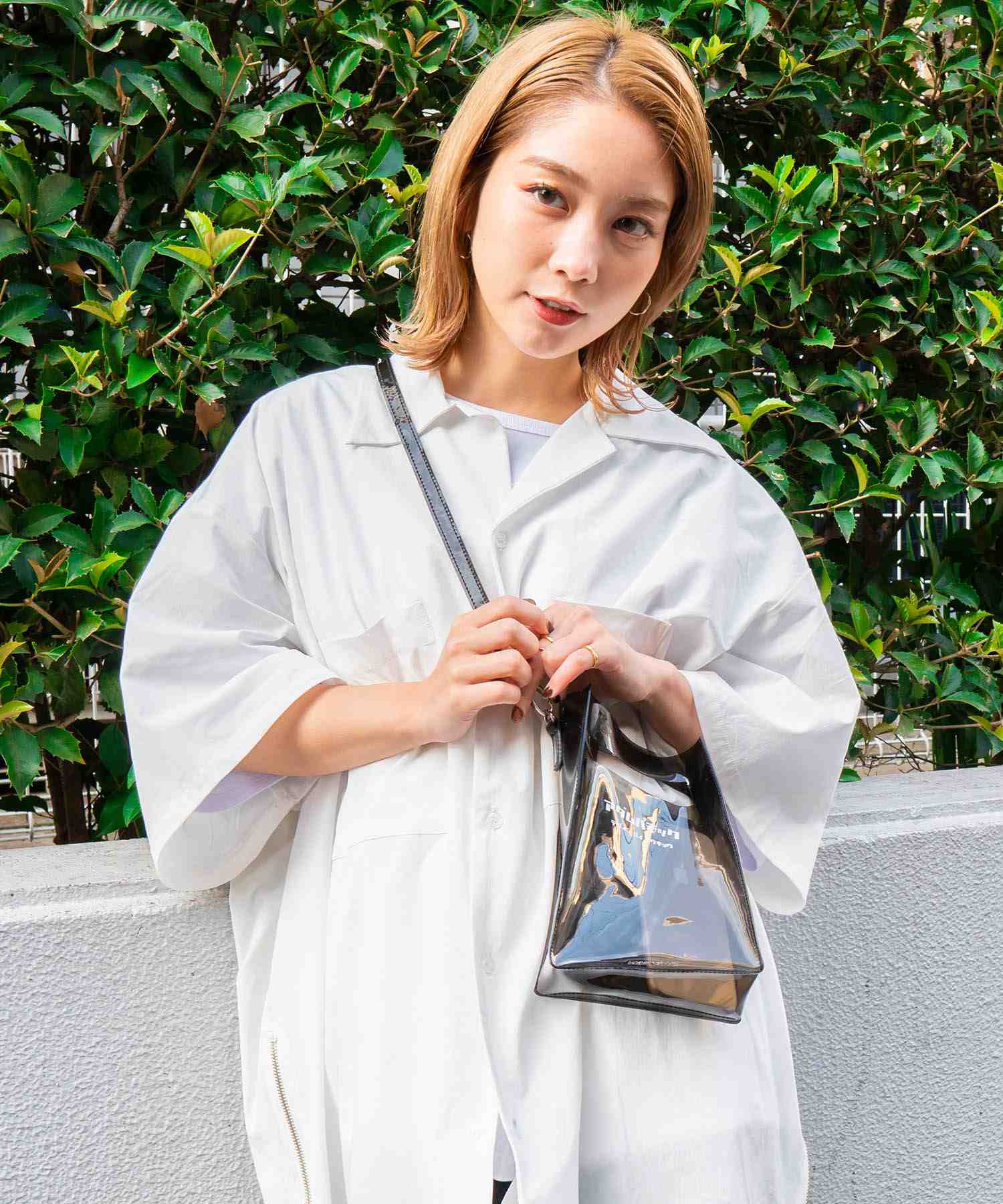 エーアールエムジー ar/mg ADAMPATEK CLEAR mini pouch shoulder