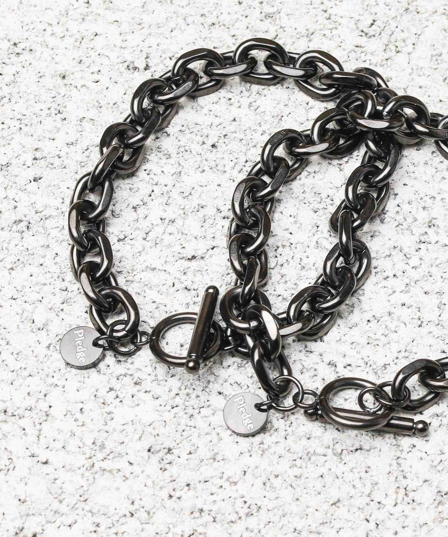 エーアールエムジー ar/mg Pledge アンティークデザインチェーンブレスレット 2P