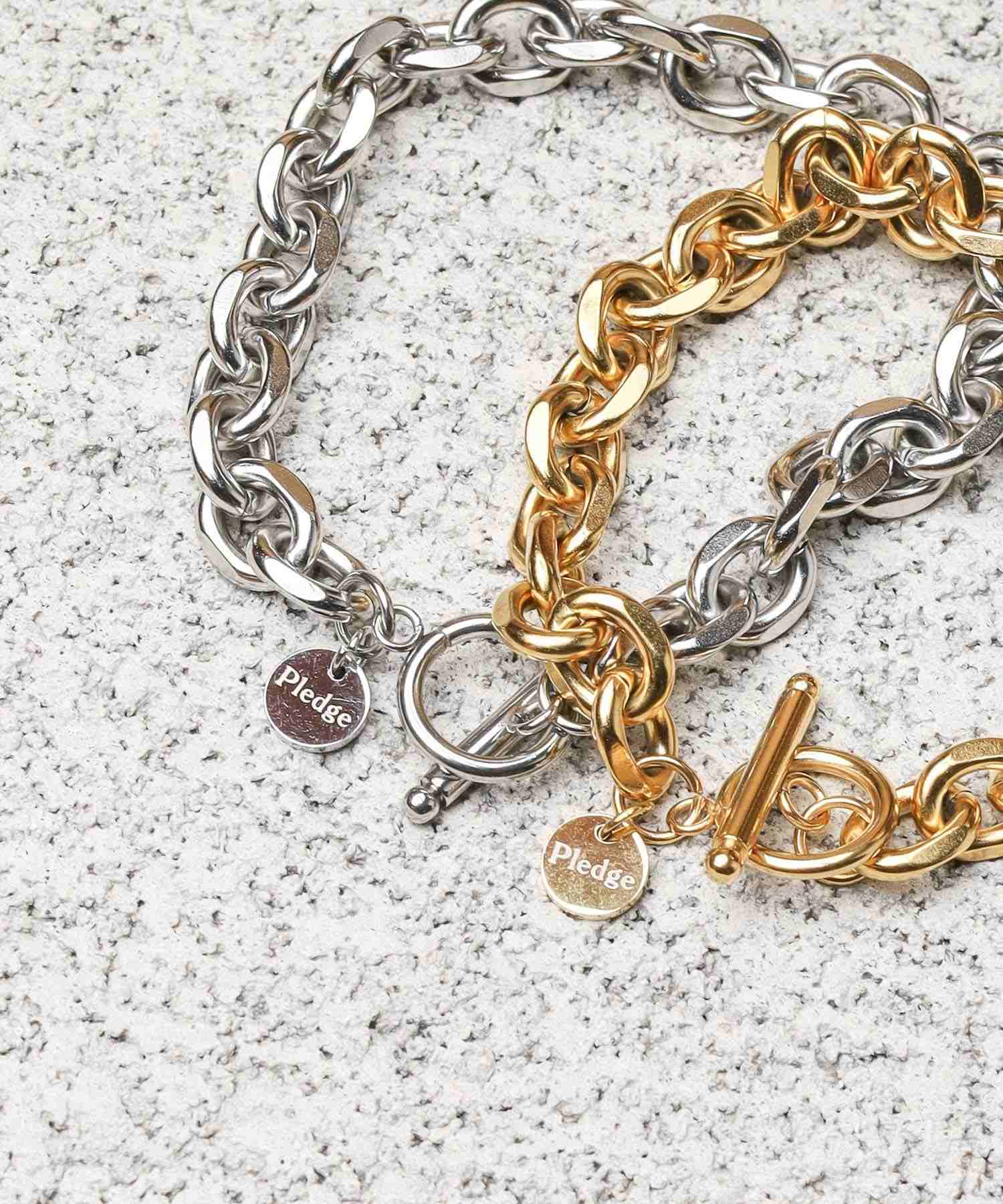 エーアールエムジー ar/mg Pledge アンティークデザインチェーンブレスレット 2P