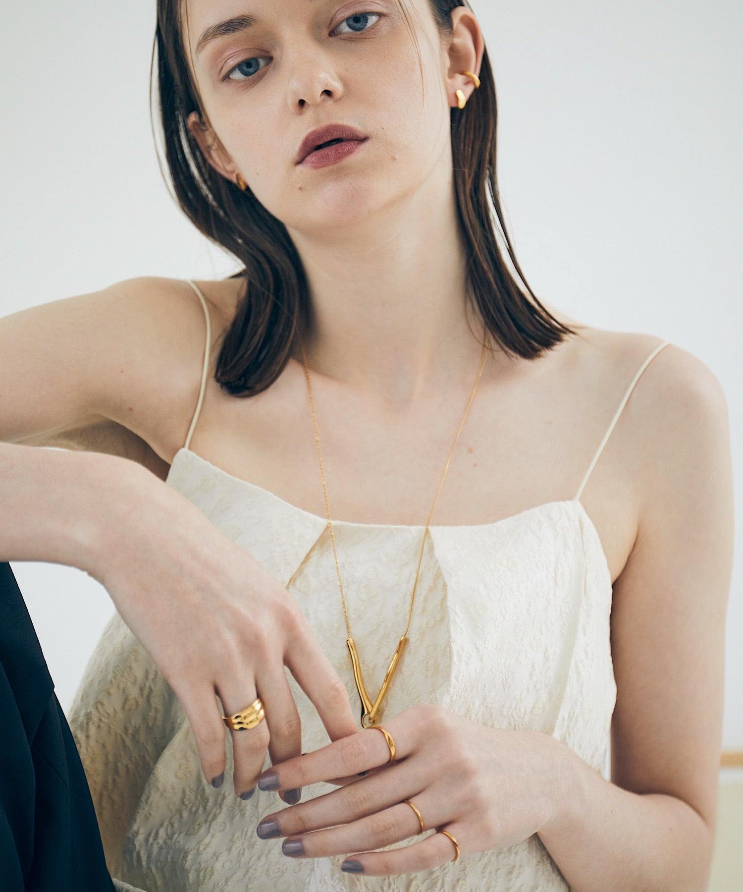 AR-MG 【enough】 Wavy Ring