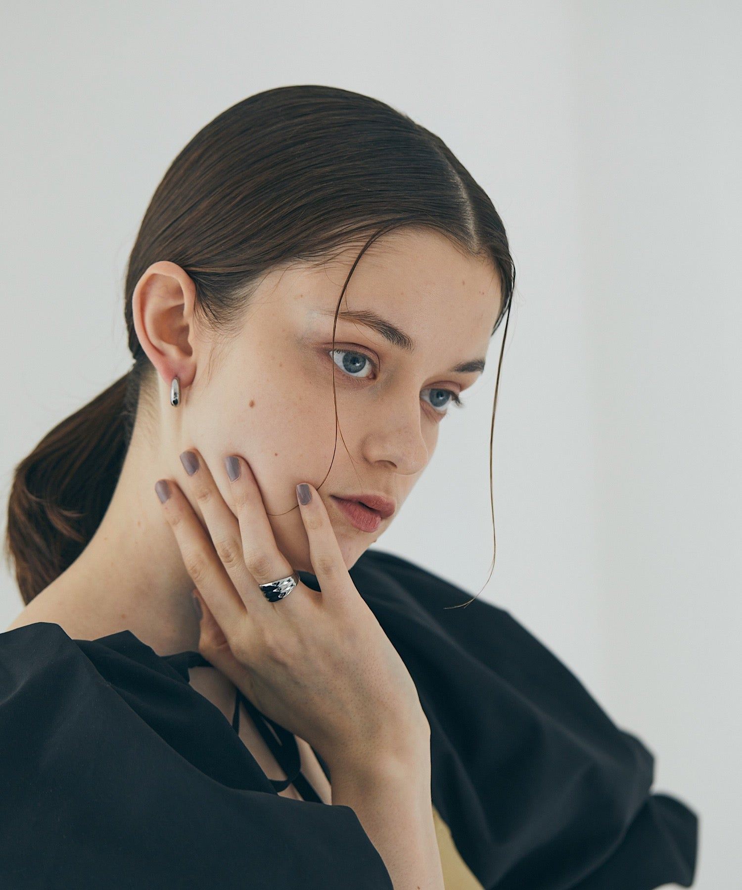 AR-MG 【enough】 Wavy Ring