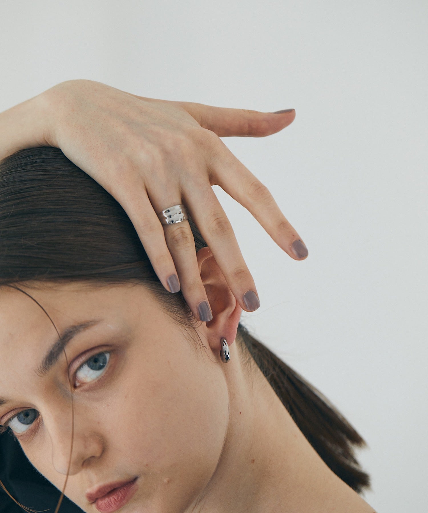 AR-MG 【enough】 Wavy Ring