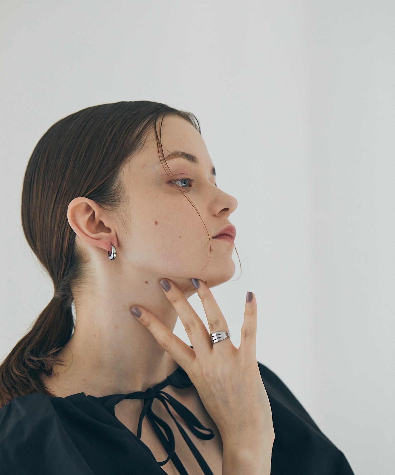 AR-MG 【enough】 Wavy Ring