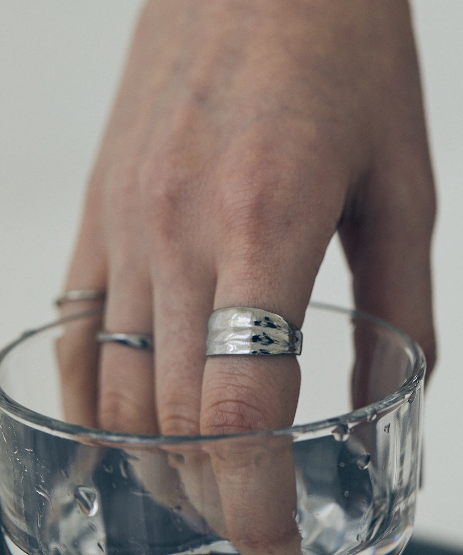 AR-MG 【enough】 Wavy Ring