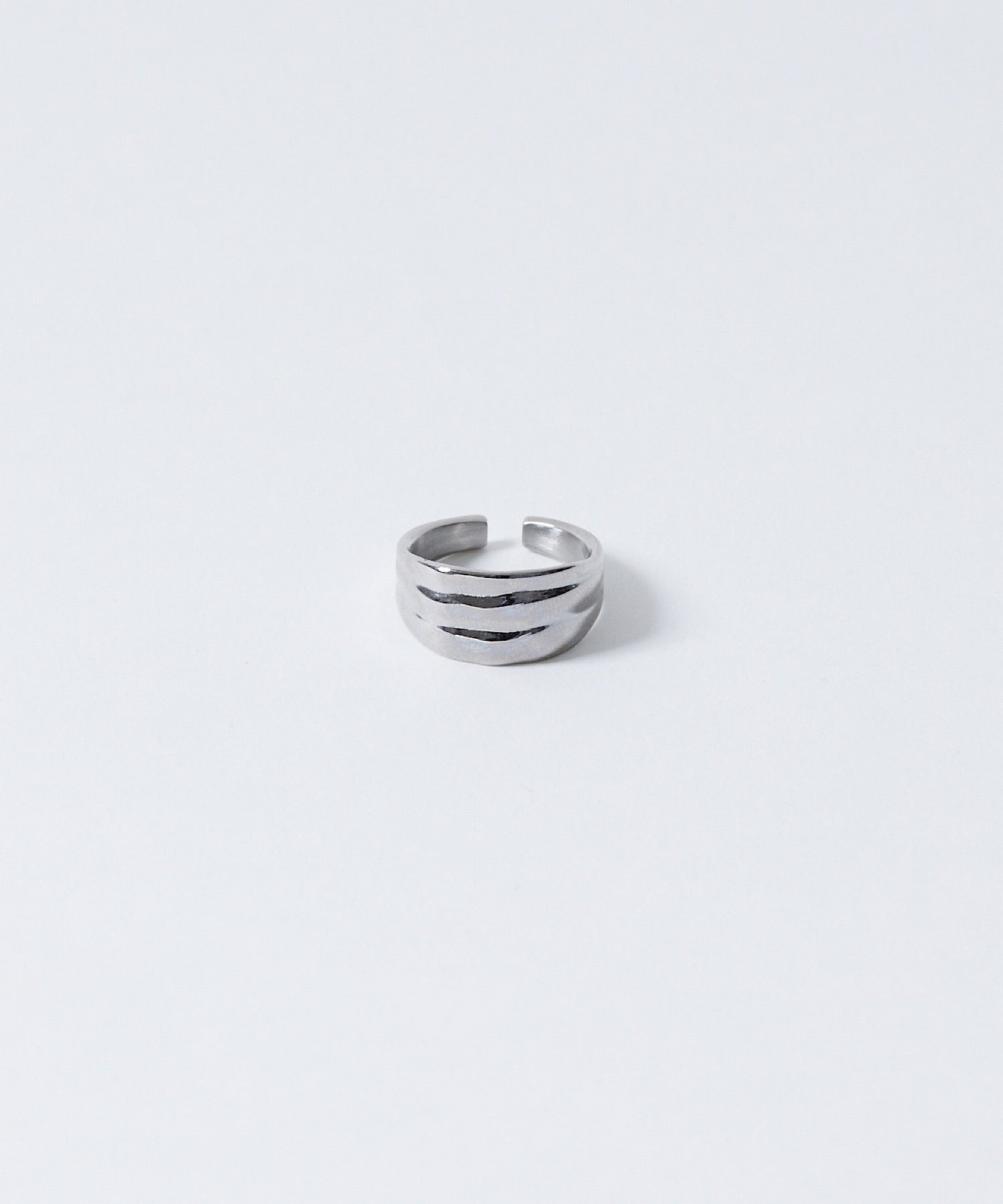 AR-MG 【enough】 Wavy Ring