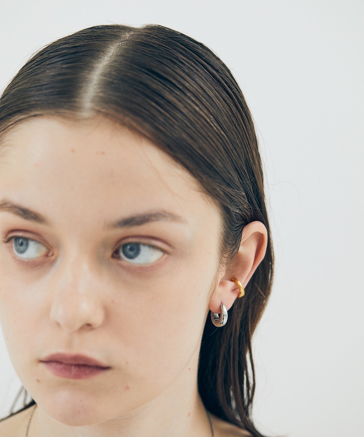 AR/MG 【enough】 teardrop earrings