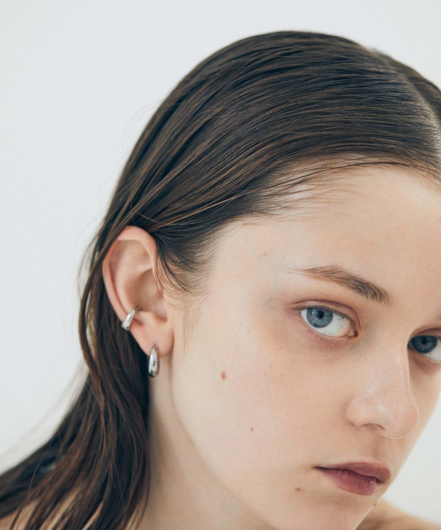 AR/MG 【enough】 teardrop earrings