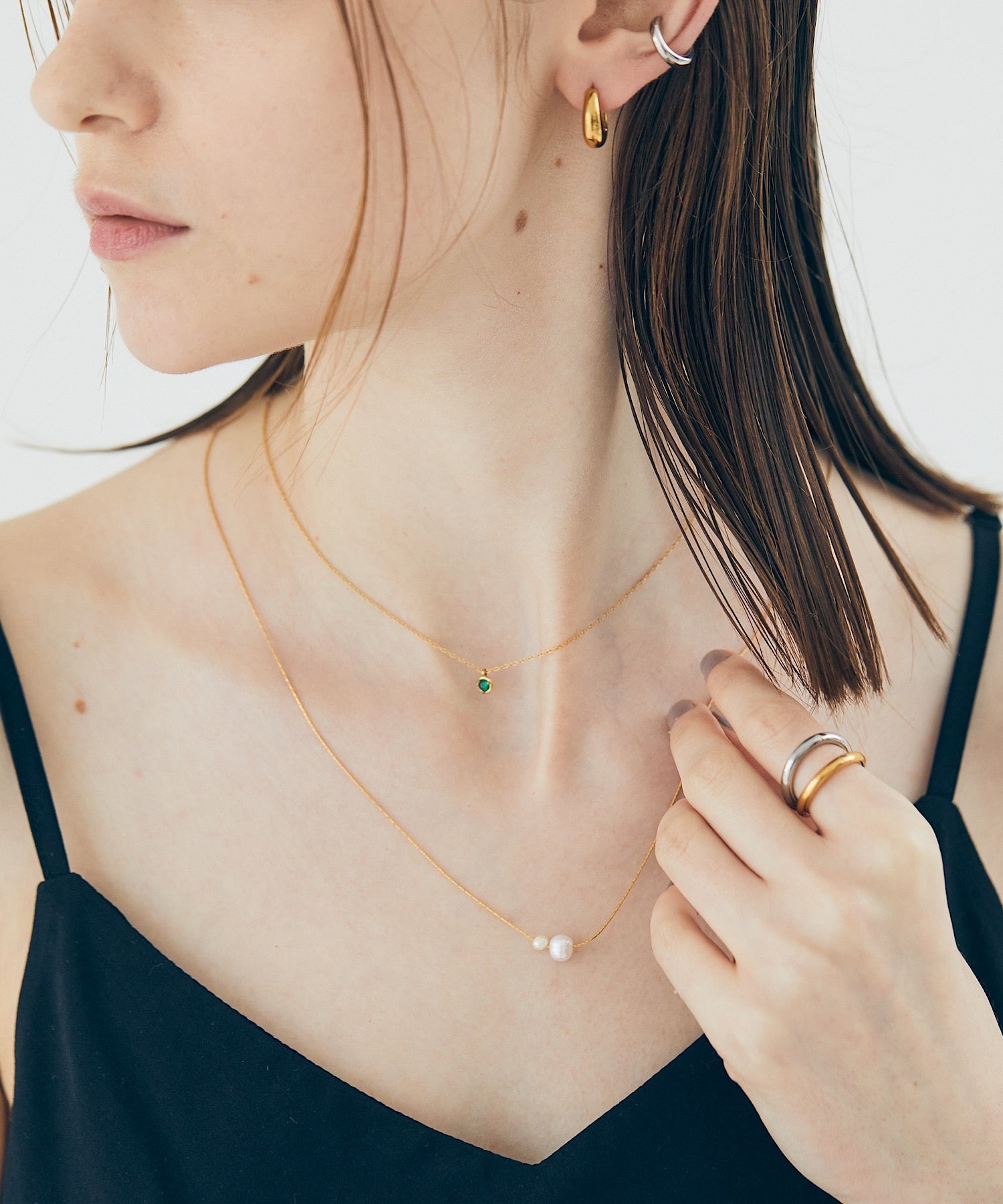 AR/MG 【enough】 Pearl Neck B