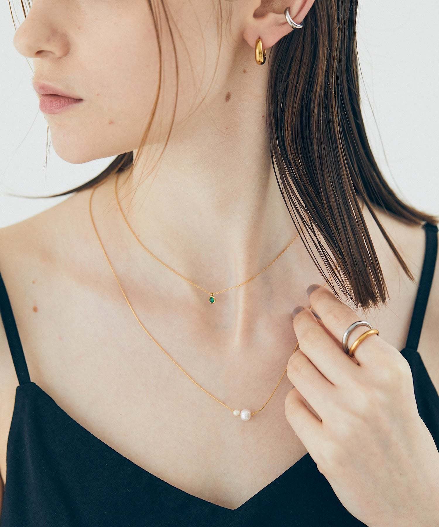 AR/MG 【enough】 Pearl Neck B