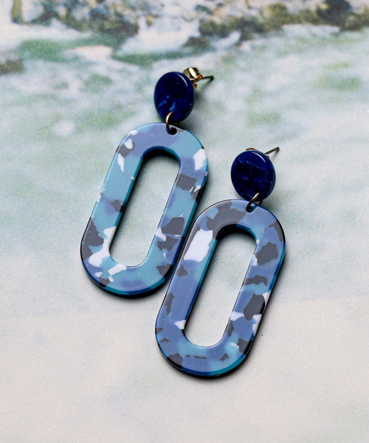 エーアールエムジー ar/mg チタンポスト スクエアフープピアス (A) A